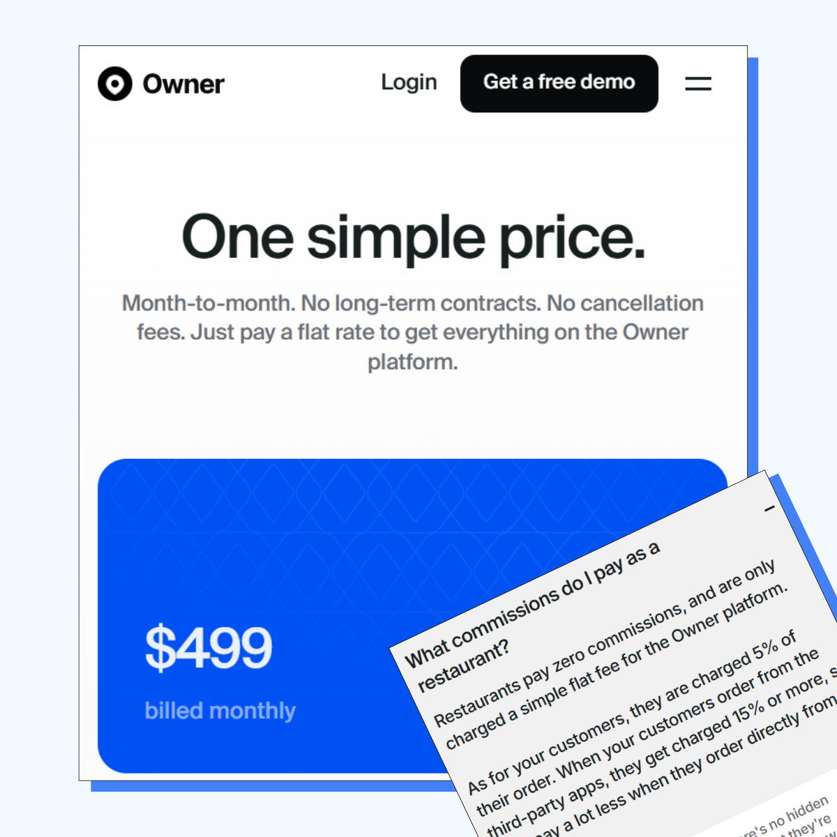 One Price. That's It.