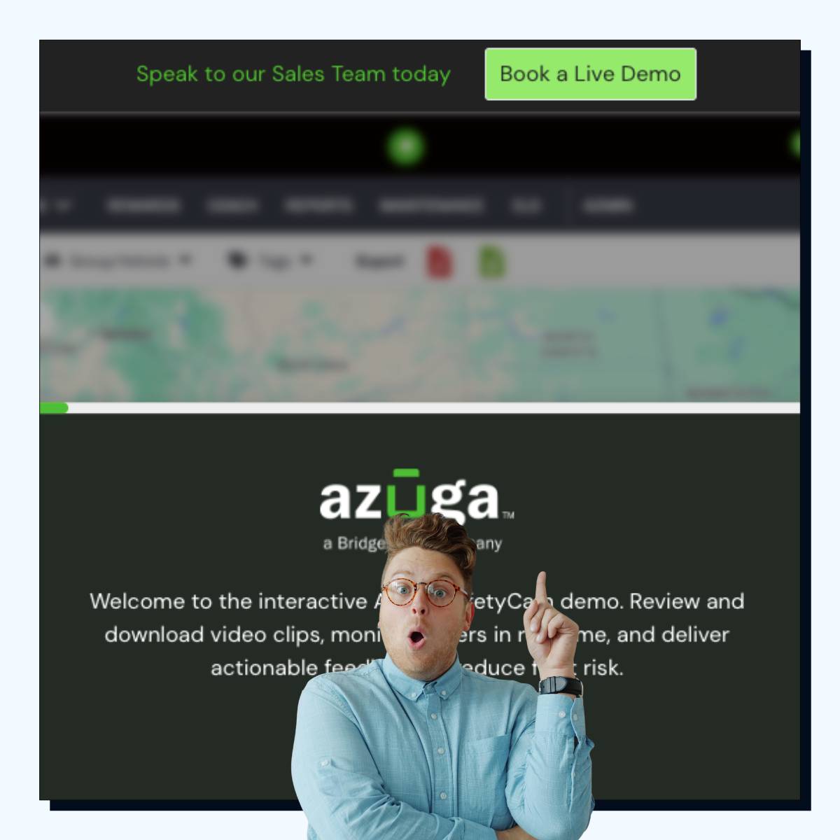 Azuga Nails the Aha CTA