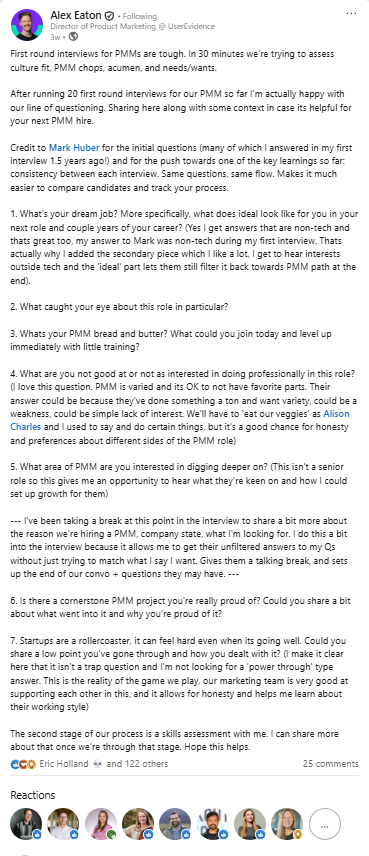 7 PMM Interview Questions
