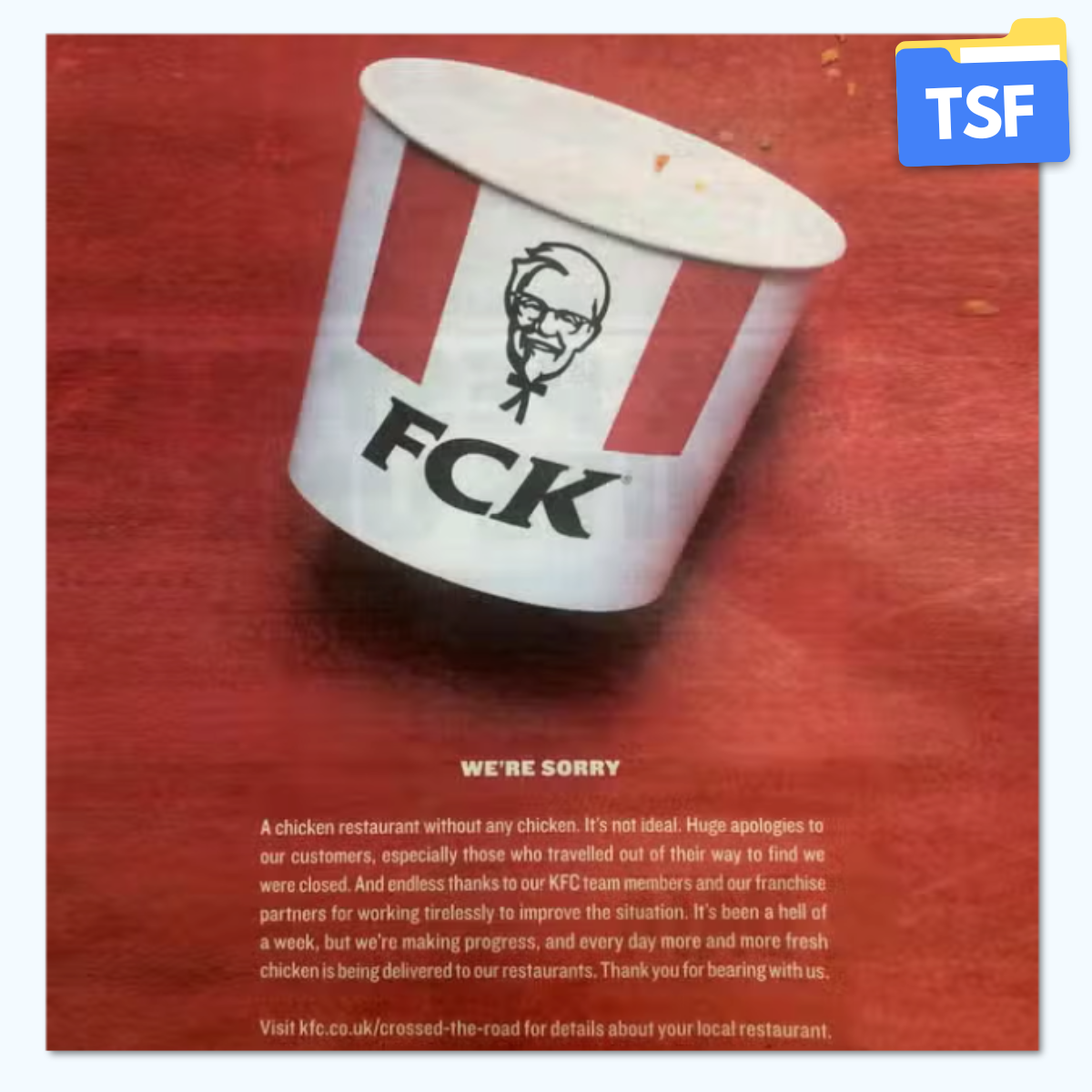 A Clucking Nightmare - KFC Responds to Their Mistake