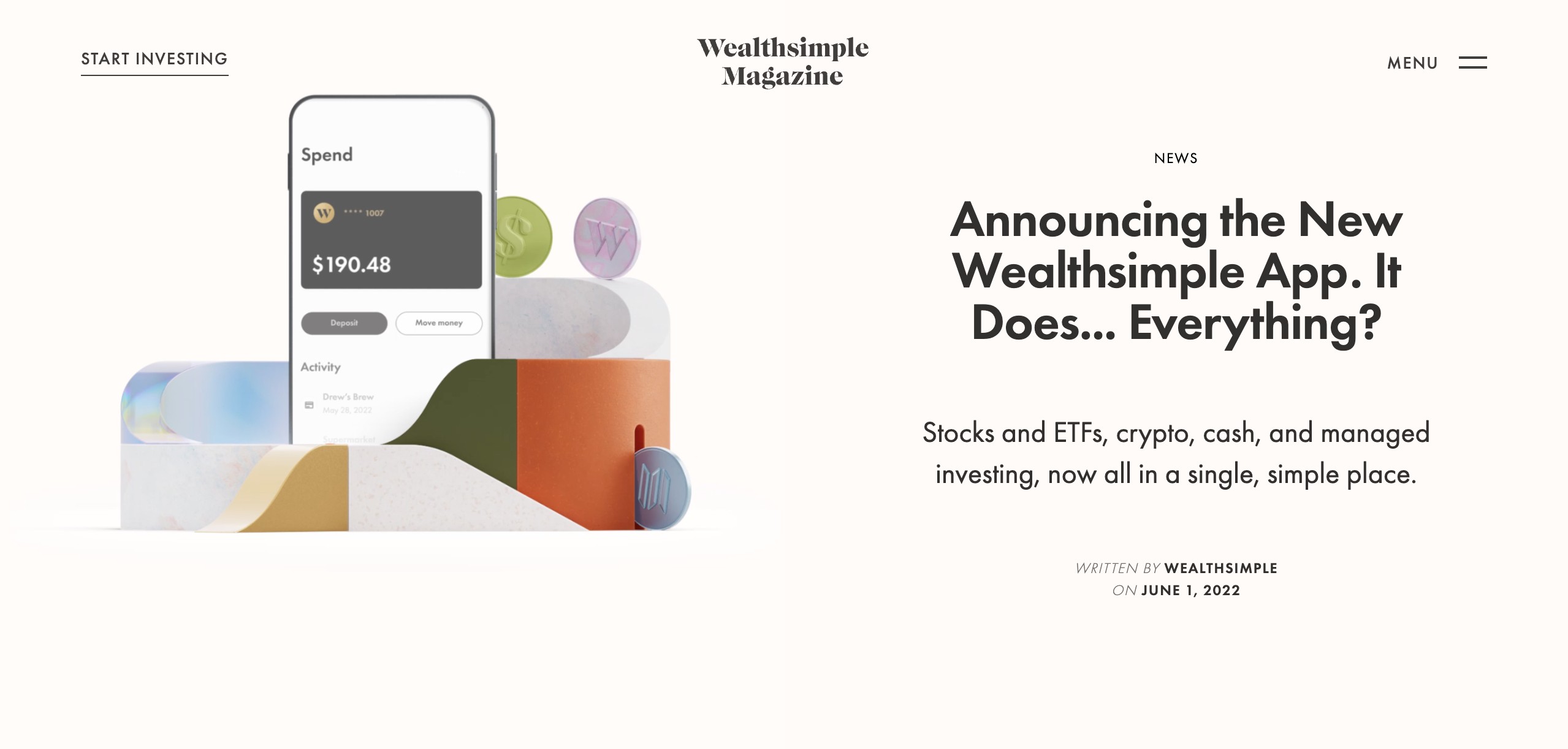 Announcing the New Wealthsimple App
