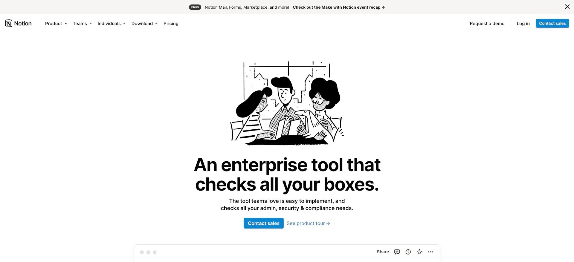 Notion – An enterprise tool that checks all your boxes.