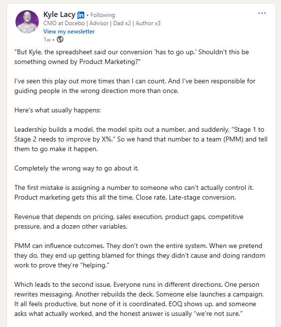 What PMM Actually Owns