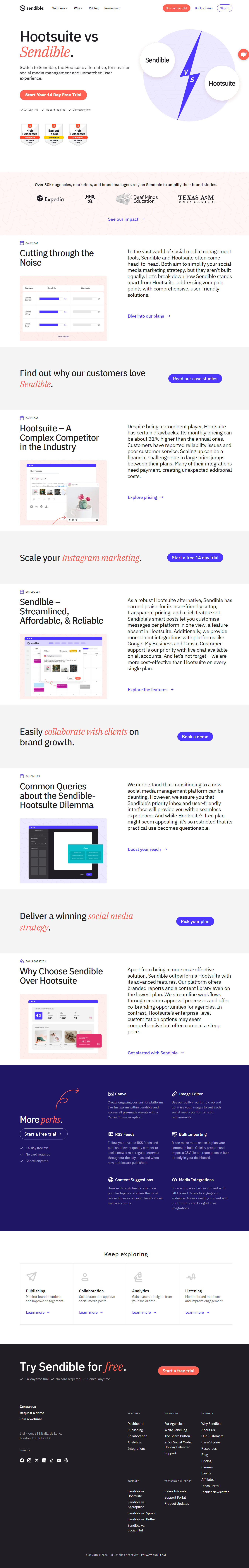 Save Your Budget and Choose Sendible over Hootsuite
