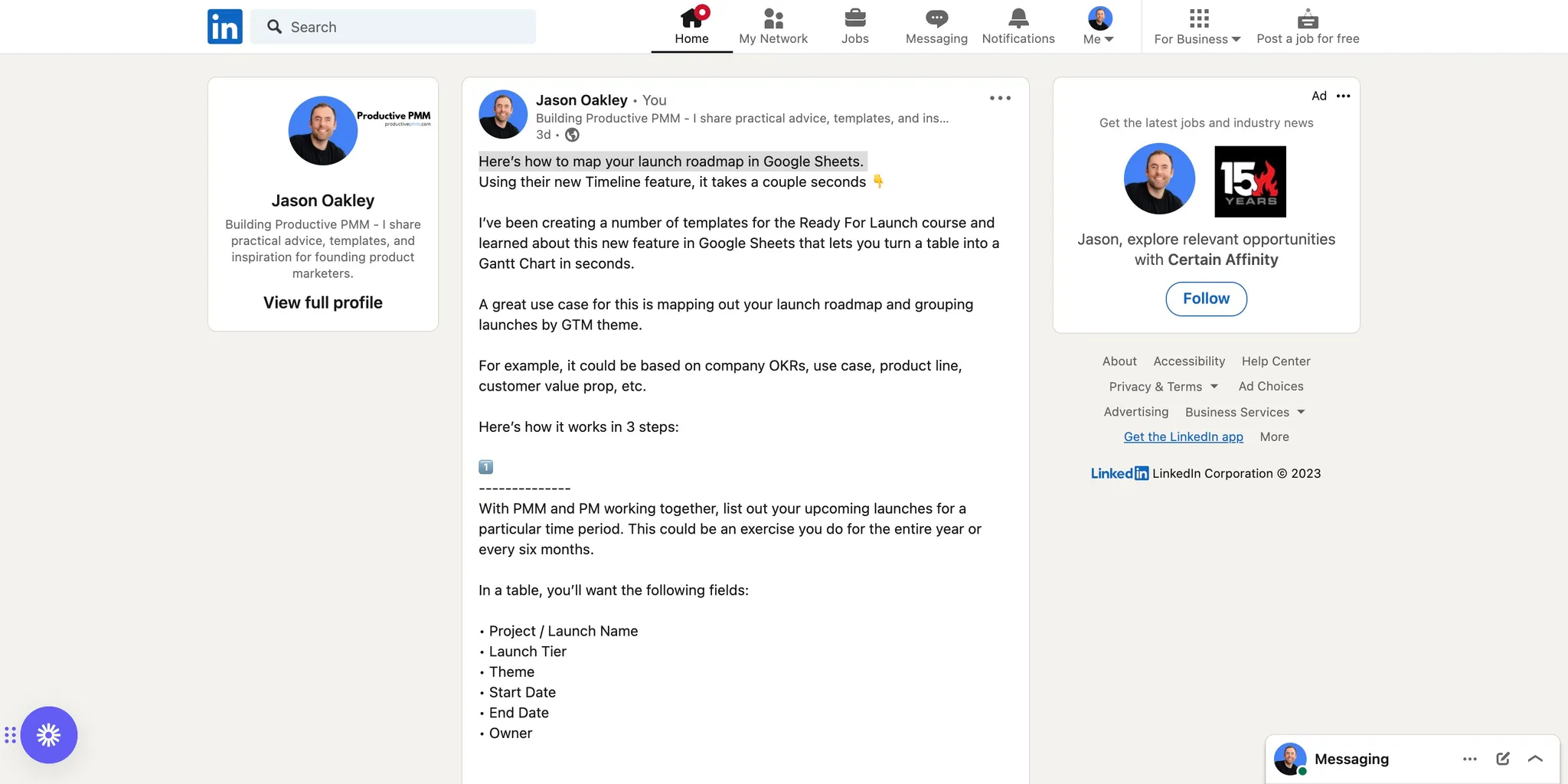 How to create your launch roadmap in Google Sheets
