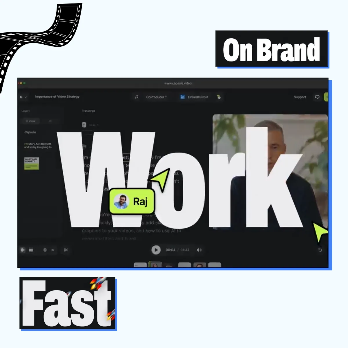 The Video Editor for Work