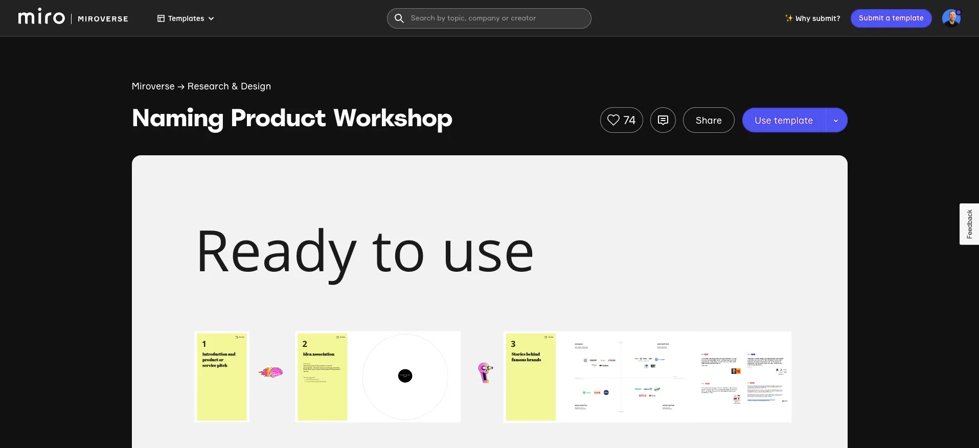 Product Naming Workshop Template