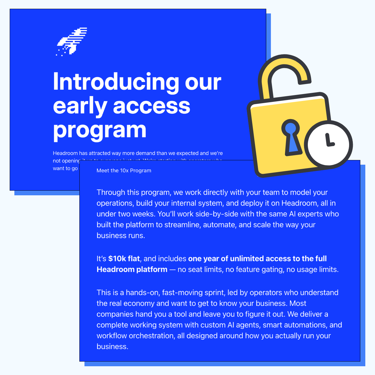 Make an Early Access Program People Line Up To Pay For