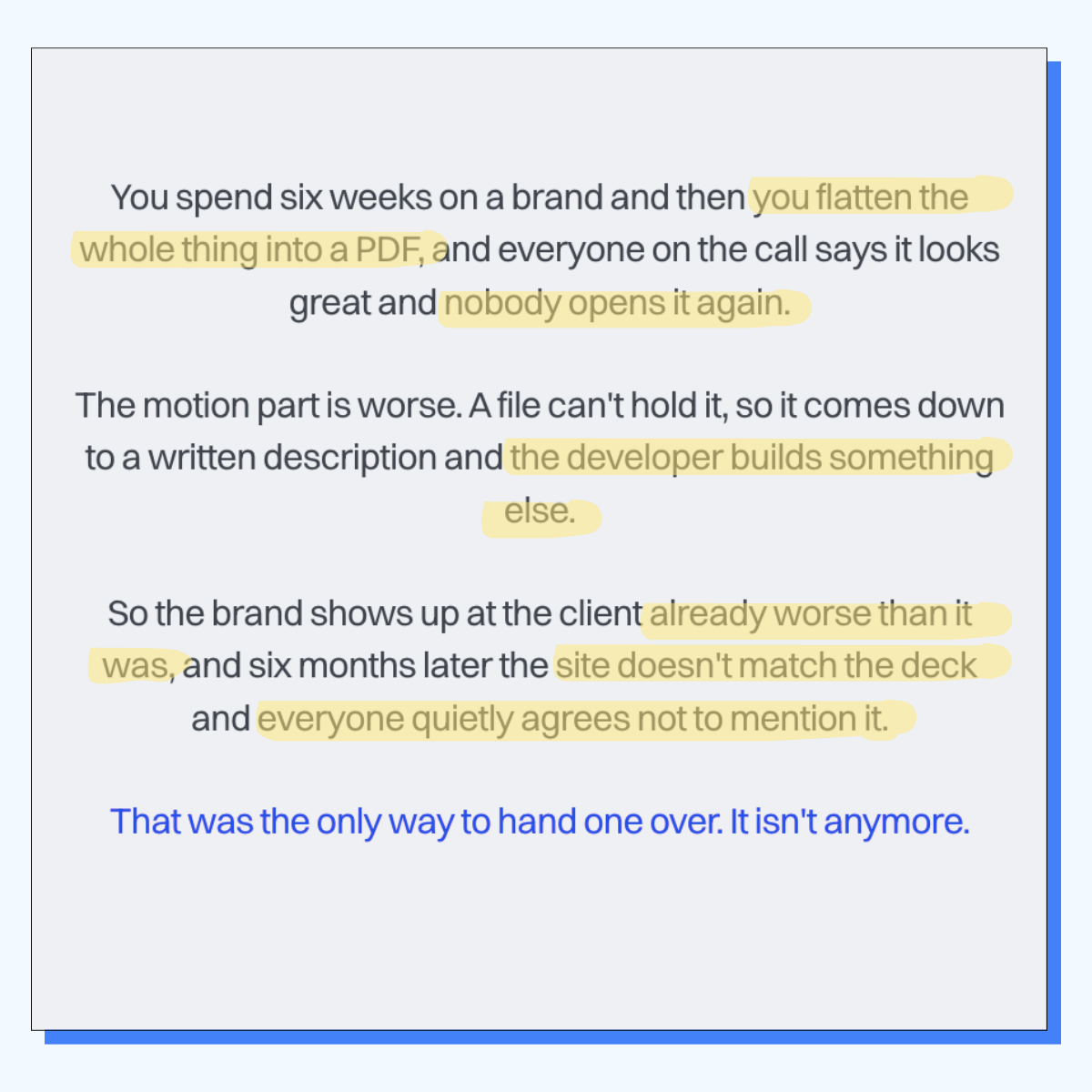 Writing Your Problem Section Like a Customer