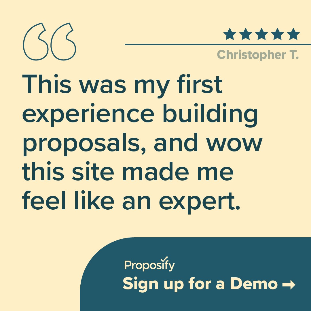 Proposify Testimonial A