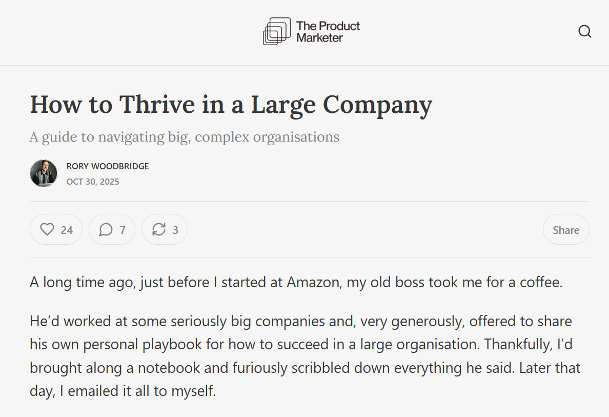 Survival Guide for Big Orgs