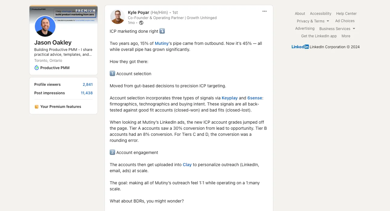 ICP Marketing Done Right