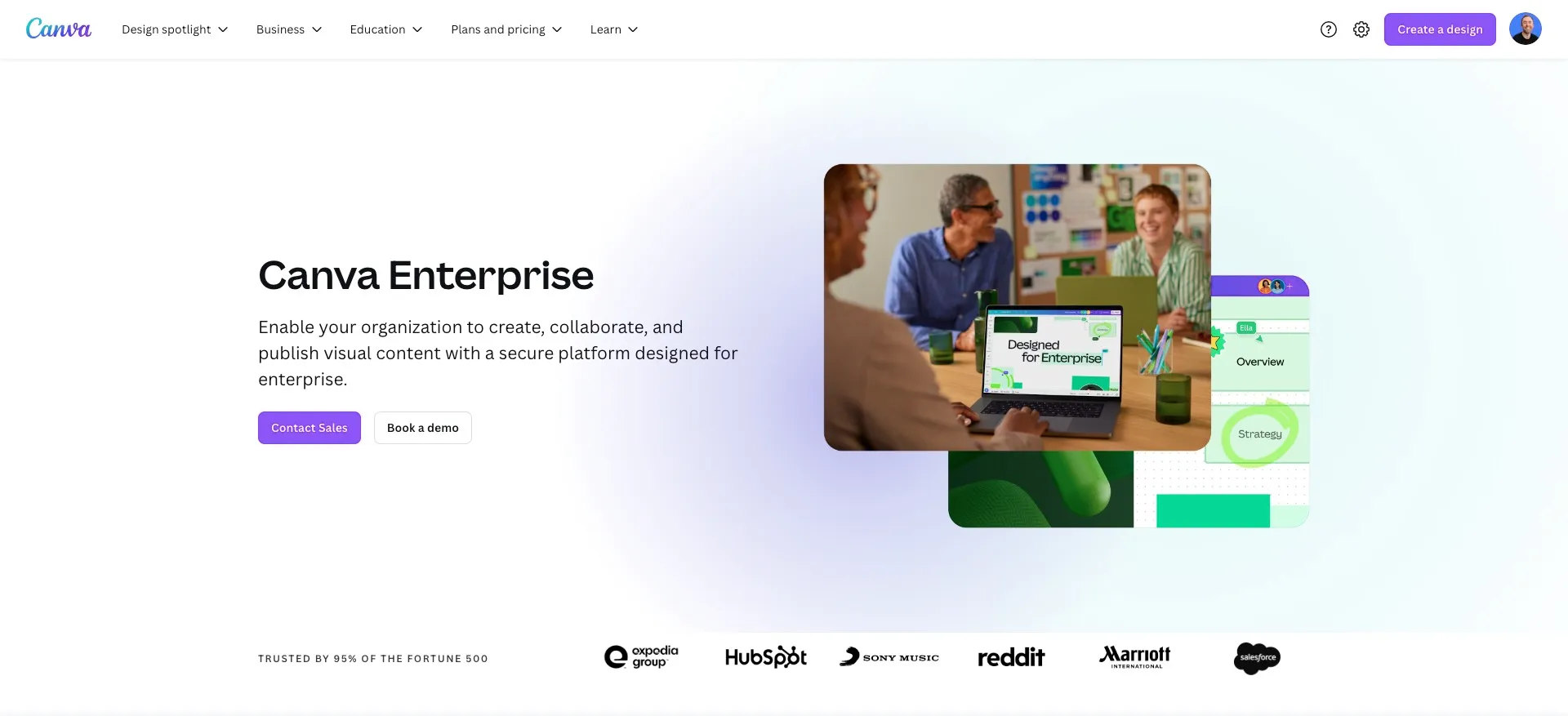 Canva Enterprise - your organization's all-in-one design tool