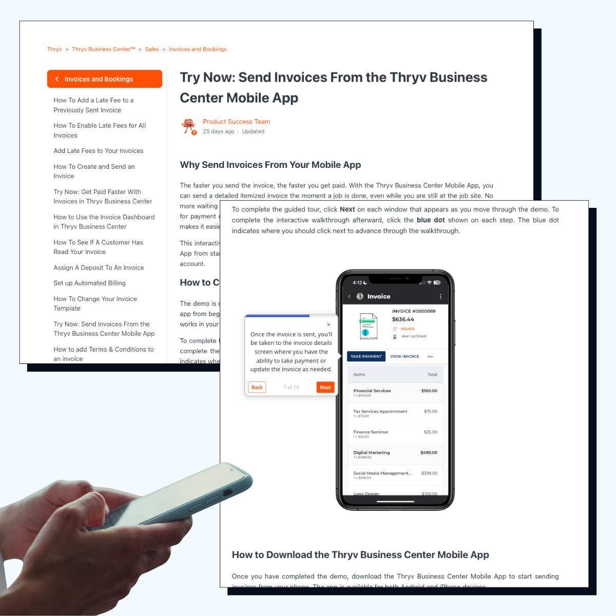 Put a Cell Phone in Your Help Docs
