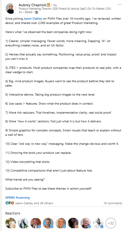 What I’ve Learned From 2000+ PMM Examples