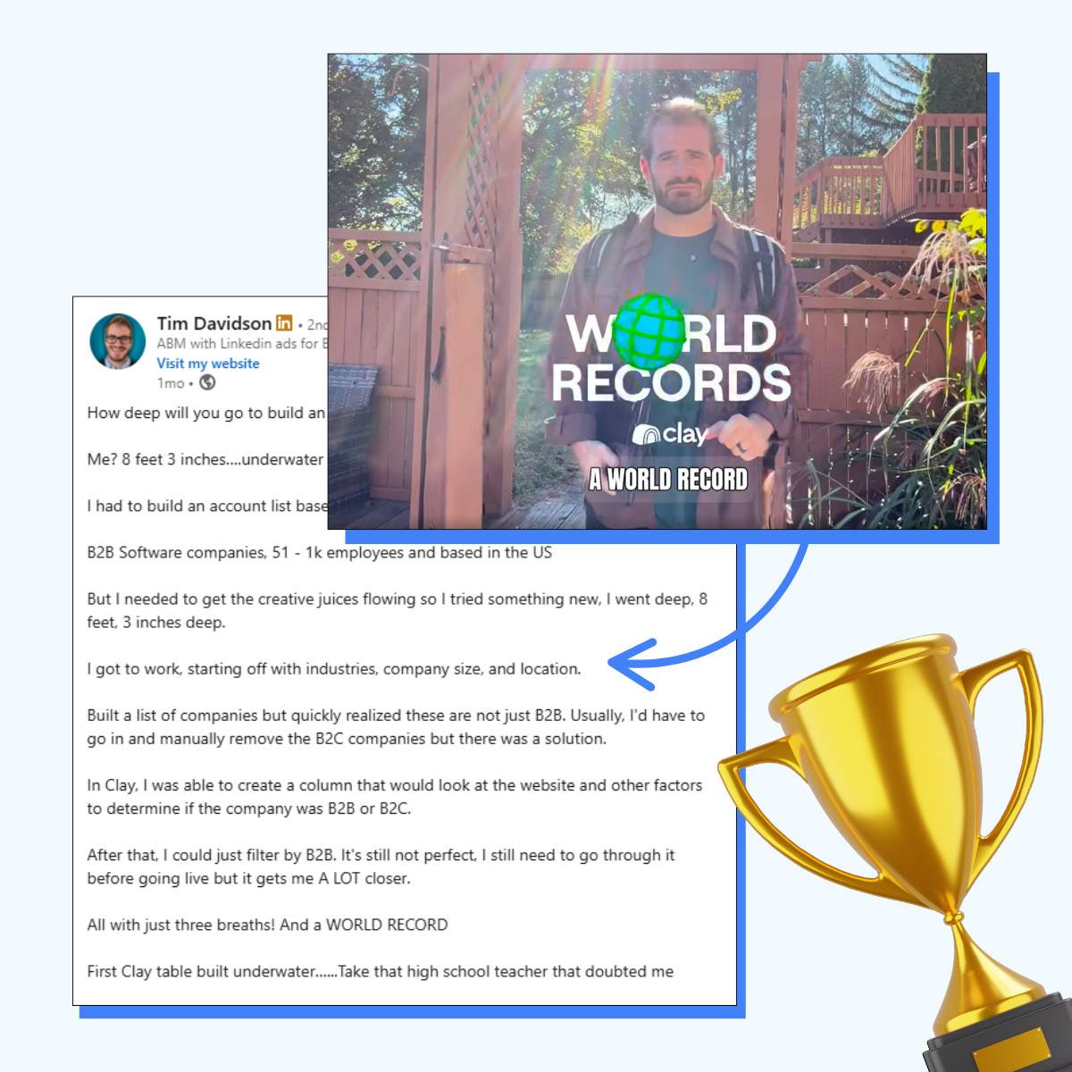 Clay’s Record-Breaking Influencer Play