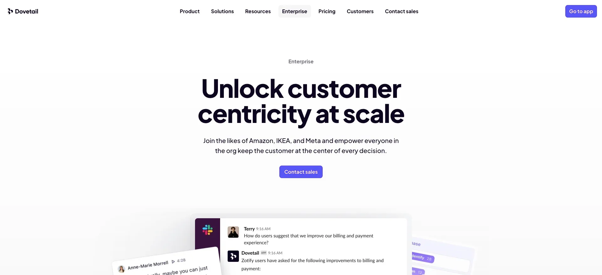 Enterprise Insights Hub — Dovetail