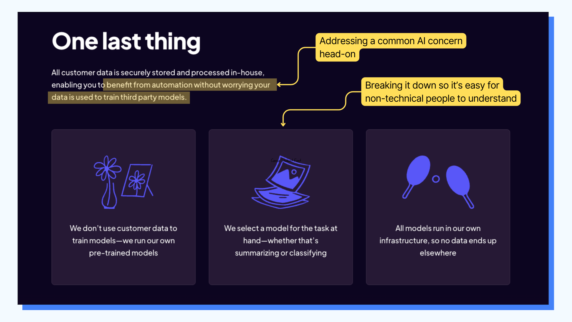 How Dovetail Addresses Buyer Doubt Head-On