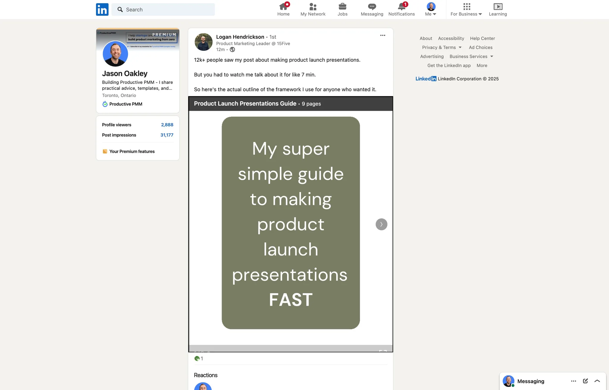 Make a Simple Launch Presentation Fast