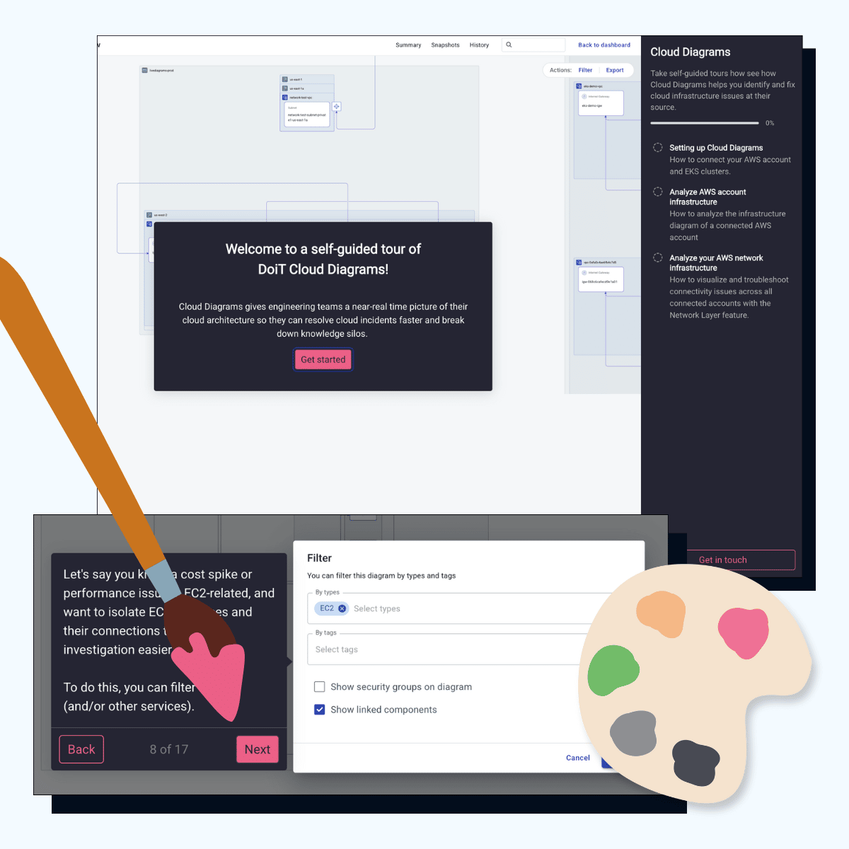 Swipe-Right Palette, Instant Cred
