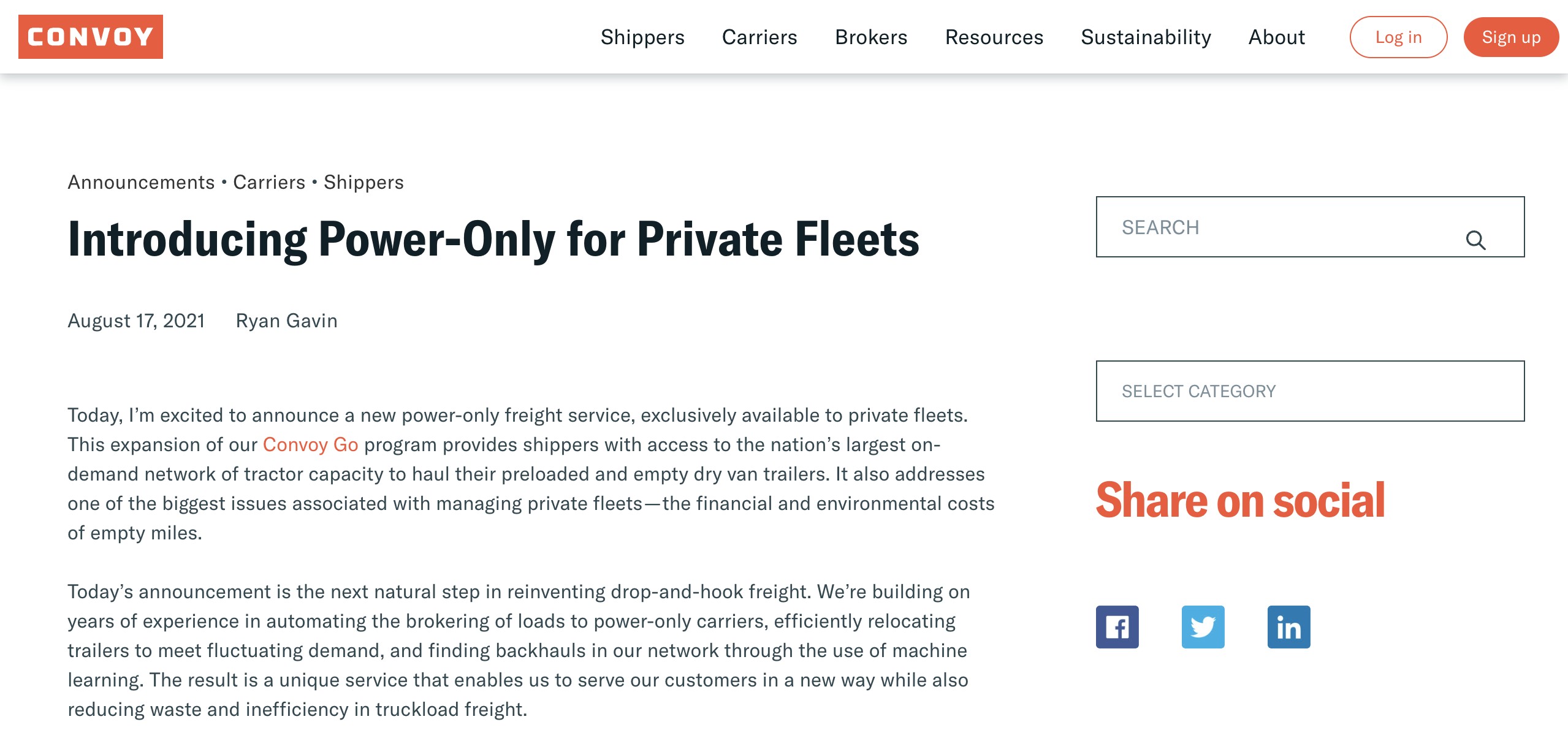 Introducing Power-Only for Private Fleets
