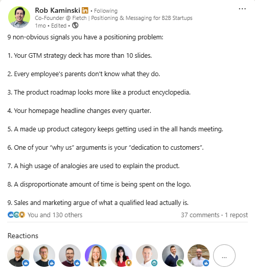 9 Signals You Have a Positioning Problem