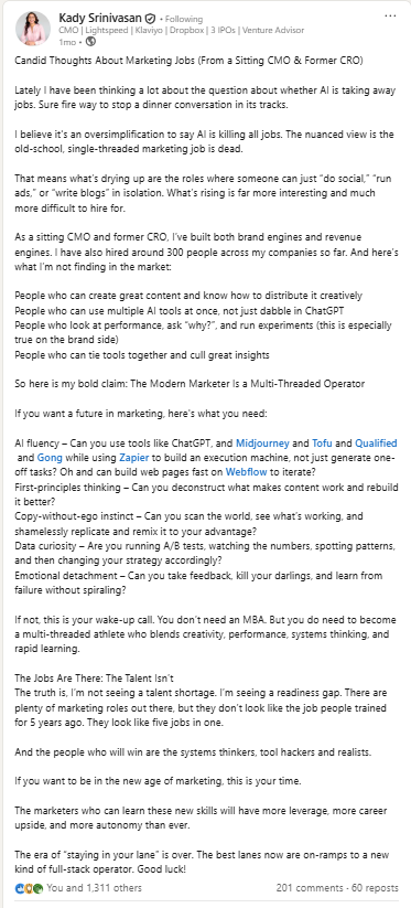 Candid Thoughts About Marketing